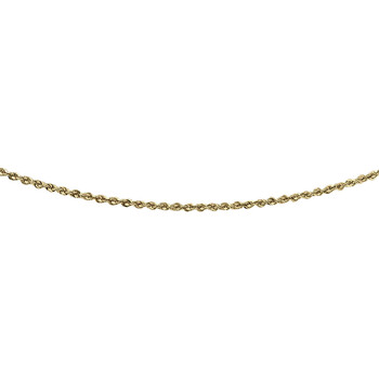 Montres & Bijoux Femme Colliers / Sautoirs Brillaxis Collier  maille corde torsadée 2.6mm Jaune