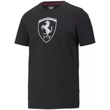 Vêtements Homme T-shirts & Polos Puma SCUDERIA FERRARI RACE BIG SHIELD Noir