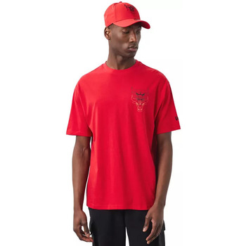 Vêtements Homme T-shirts & Polos New-Era Chicago Bulls NBA Oversize Rouge