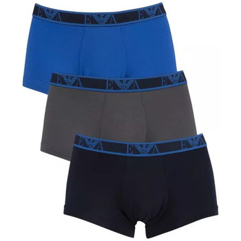 Sous-vêtements Homme Boxers Große Damen Geldbörse EMPORIO Marine Armani Y3H246 YFW9B 80412 Fragola Pack de 3 Bleu