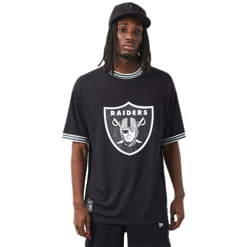 Vêtements Homme Rincer et essorer le chiffon New-Era Las Vegas Raiders NFL Team Logo Noir