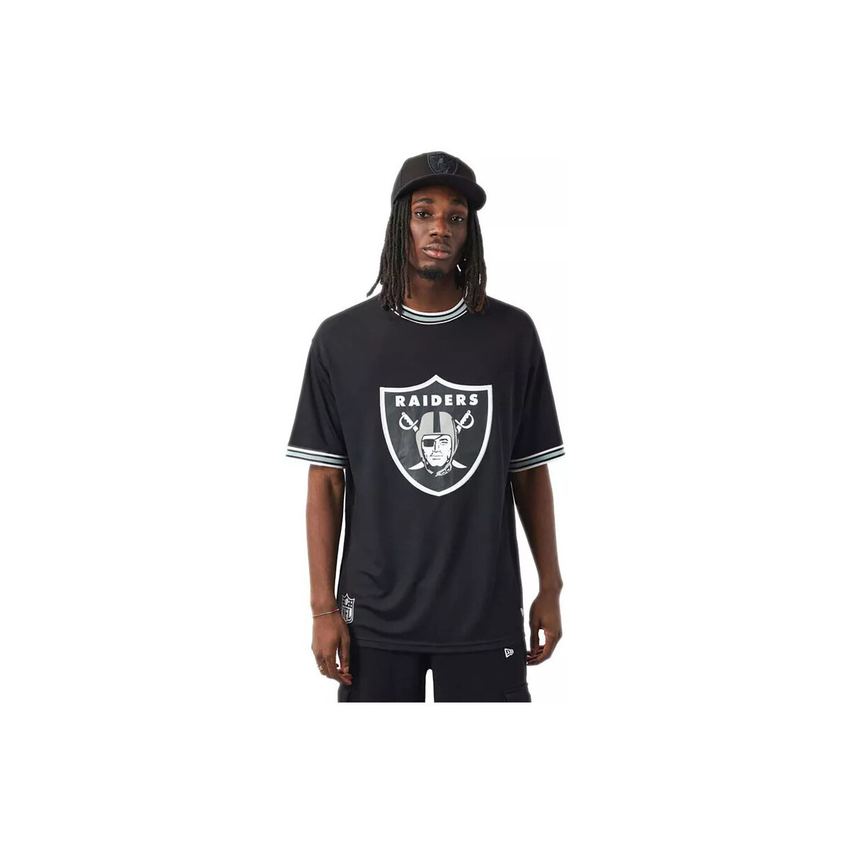 Vêtements Homme T-shirts & Polos New-Era Las Vegas Raiders NFL Team Logo Noir