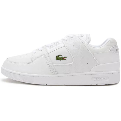 Chaussures Homme Baskets basses Lacoste rose Court Cage Blanc