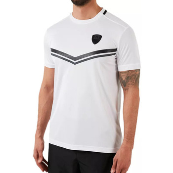 Vêtements Homme T-shirts & Polos Emporio Armani logo-print high-top sneakersni Tee-shirt Blanc