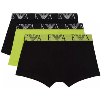Sous-vêtements Homme Boxers Ea7 Emporio Slippers ARMANI Pack de 3 Noir