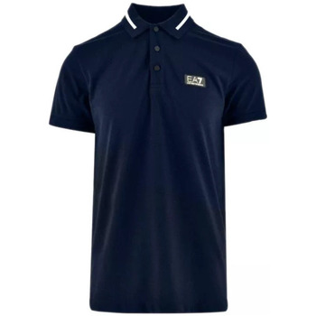 Vêtements Homme T-shirts & Polos Ea7 Emporio Watch Armani Polo Bleu