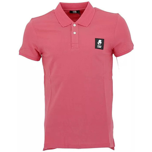 Vêtements Homme Polos manches courtes Karl Lagerfeld Polo Rose