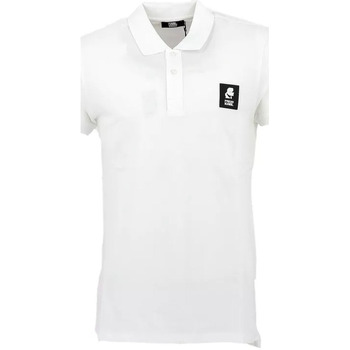 Vêtements Homme Polos manches courtes Karl Lagerfeld Polo Blanc