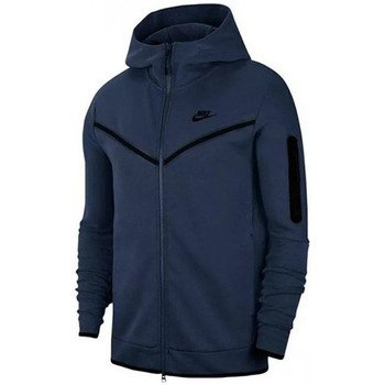 Vêtements Homme Vestes de survêtement Nike leather TECH FLEECE WR FZ Bleu
