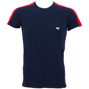 Vêtements Homme T-shirts & Polos emporio armani logo print neck cardholder item Tee-shirt Bleu