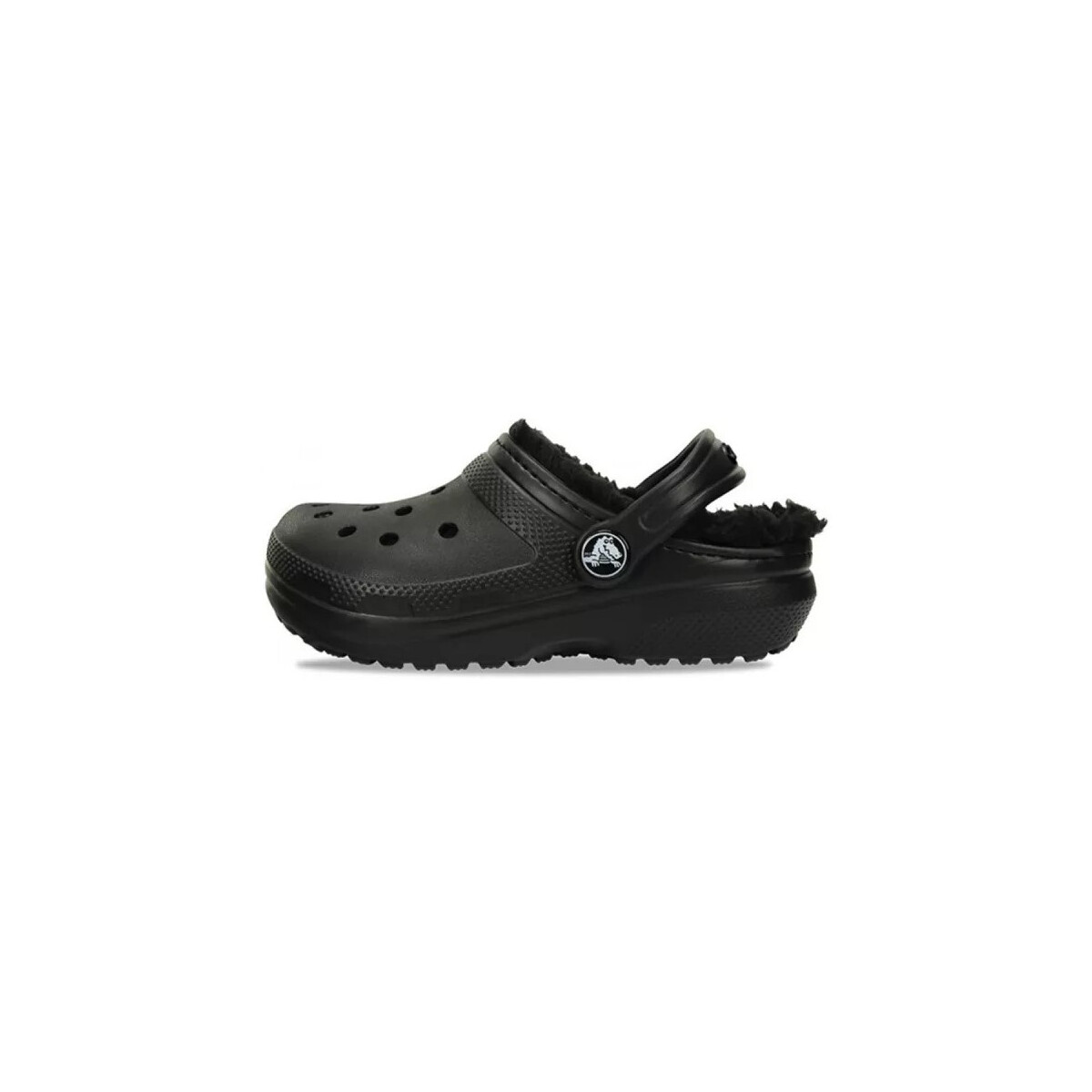 Chaussures Enfant Mules Crocs Sabot  CLASSIC LINED Junior Noir