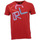 Vêtements Homme Schott Sweat-shirt ras de cou avec écusson Gris Tee-shirt Rouge