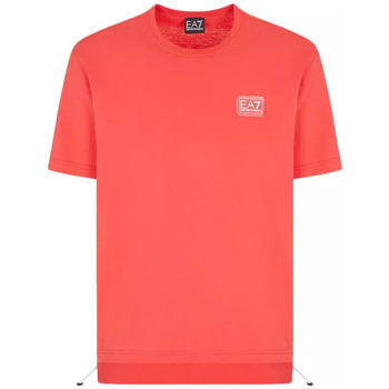Vêtements Homme T-shirts & Polos Emporio Armani Kids Strampler mit grafischem Print Weißni Tee-shirt Rouge