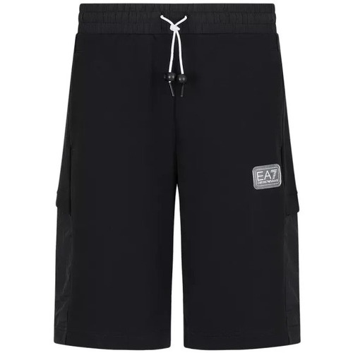 Vêtements Homme Shorts / Bermudas Ea7 Emporio stripe Armani Short Noir