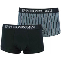 Sous-vêtements Homme Boxers Ea7 Emporio ARMANI XCC Pack de 2   TRUNK Noir
