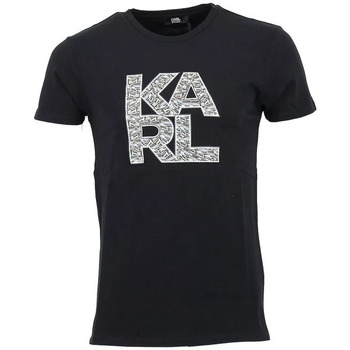 Vêtements Homme T-shirts & Polos Karl Lagerfeld Tee-shirt Noir