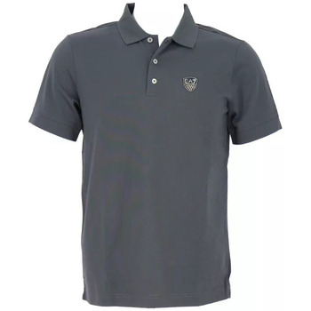 Vêtements Homme T-shirts & Polos Giorgio Armani Slip-On-Sneakers mit mandelförmiger Kappeni Polo Gris