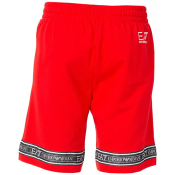 Vêtements Homme Shorts / Bermudas Emporio Armani abstract-pattern Marynarki Short Rouge