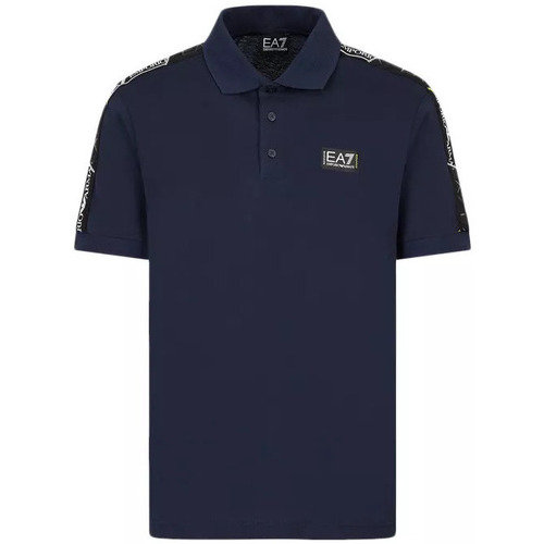 Vêtements Homme T-shirts & Polos Ea7 Emporio Black Armani Polo Bleu
