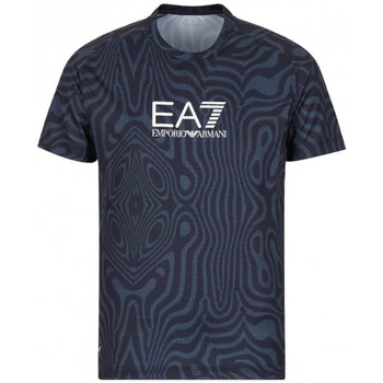 Vêtements Homme T-shirts & Polos Emporio Armani Three Teen T-shirts Set With Frontal Logo Press Tee-shirt Bleu