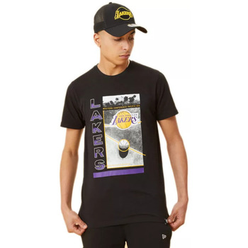 Vêtements Homme T-shirts & Polos New-Era NBA LOSLAK Noir