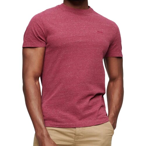 Vêtements Homme T-shirts manches courtes Superdry Vintage Emb Rouge