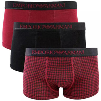 Sous-vêtements Homme Boxers Ea7 Emporio Nero ARMANI Pack de 3 Rouge