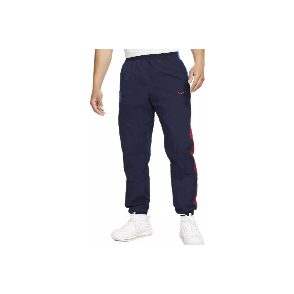 Vêtements Homme Pantalons de survêtement Nike FC BARCELONA WINDRUNNER Bleu