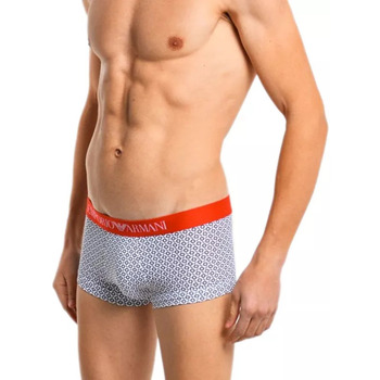 Sous-vêtements Homme Boxers Chal EMPORIO logo ARMANI 635273 1A324 00850 Beige Neroni Pack de 2   TRUNK Gris