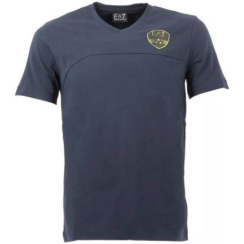 Vêtements Homme T-shirts & Polos Emporio HOODIE ARMANI Kids logo print faux-leather beltni Tee-shirt Bleu