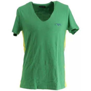 Vêtements Homme T-shirts & Polos Giorgio Armani Loose Fit Pants for Men V-NECK Vert
