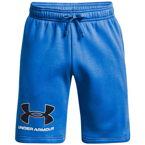 Vêtements Homme Shorts / Bermudas Under ARMOUR Tim RIVAL FLEECE GRAPHIC Bleu