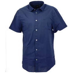 Vêtements Homme Chemises manches courtes EAX Chemise Bleu
