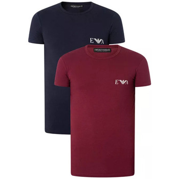 Vêtements Homme T-shirts & Polos Emporio embossed Armani logo-tape low-top sneakers Nero Lot de 2 Multicolore