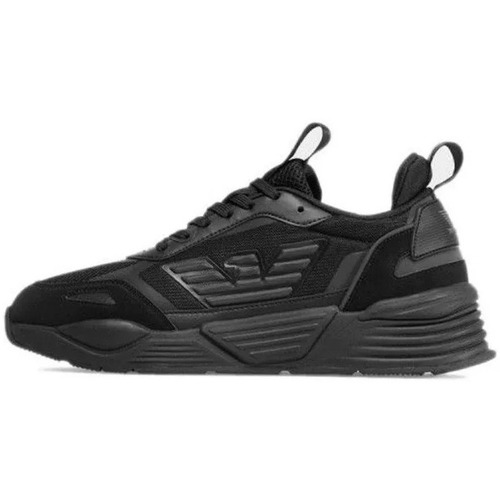 Chaussures Homme Baskets basses Ea7 Emporio Armani Kids TEEN low-top lace-up sneakersmporio Armani Noir