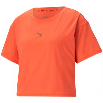 Vêtements Femme T-shirts manches courtes Puma RUN LAUNCH COOLADAPT LAVA BLAST Orange