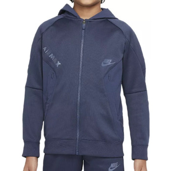 Vêtements Enfant Sweats Jeune Nike AIR MAX FZ Bleu