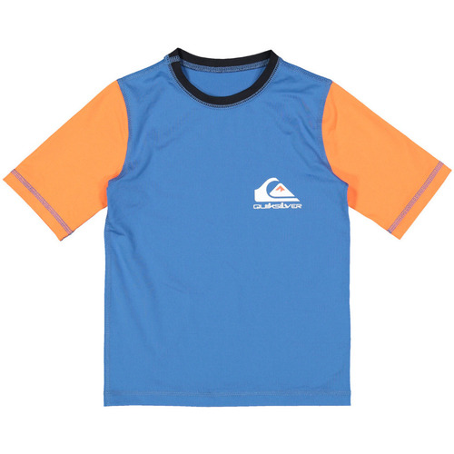 Vêtements Garçon T-shirts manches courtes Quiksilver Heats Omni Bleu