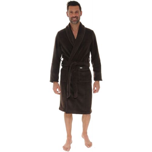 Vêtements Homme Pyjamas / Chemises de nuit Pilus ROBE DE CHAMBRE MARRON ALASKA Marron