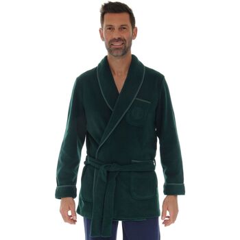 Vêtements Homme Pyjamas / Chemises de nuit Christian Cane VESTE D'INTERIEUR VERT BAIKAL Vert