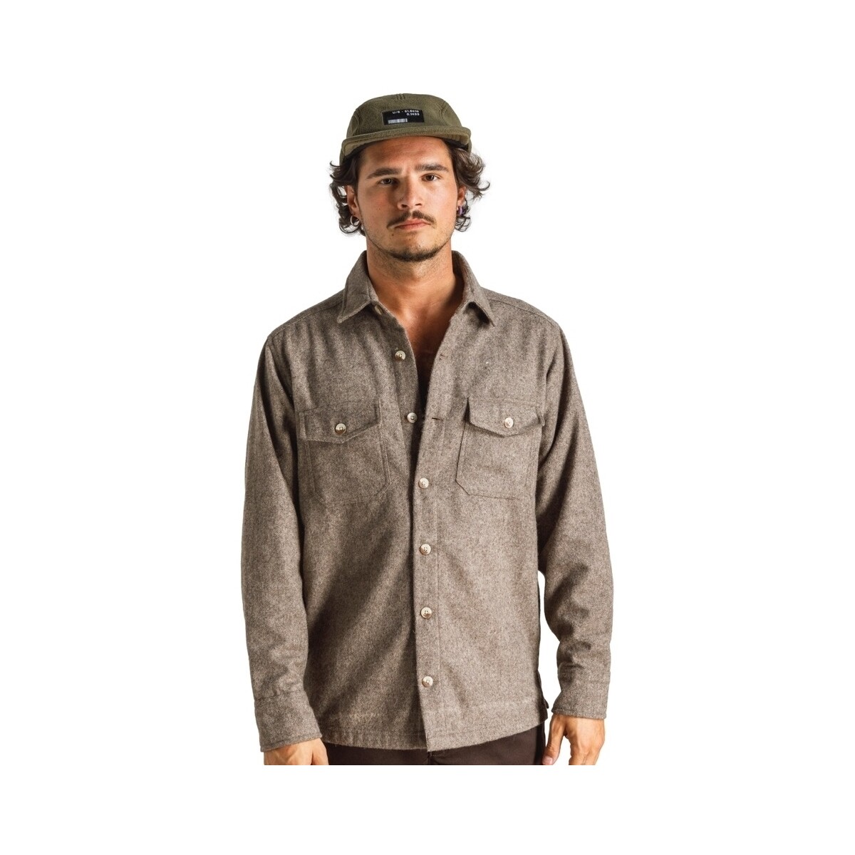 Vêtements Homme Chemises manches longues Otherwise Vaughn Overshirt - Brown Marron