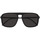 Montres & Bijoux Homme Czarne okulary przeciwsłoneczne od Saint Laurent SL 590 Lunettes de soleil, Noir/Noir, 57 mm Noir
