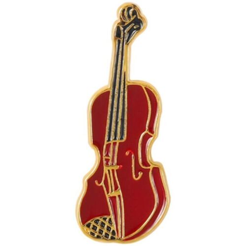 Montres & Bijoux Femme Broches / Epingles Clj Charles Le Jeune Pin's Violon marron, Stradivarius Marron
