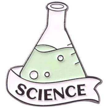 Montres & Bijoux Femme Broches / Epingles Clj Charles Le Jeune Pin's Erlenmeyer Science Multicolore