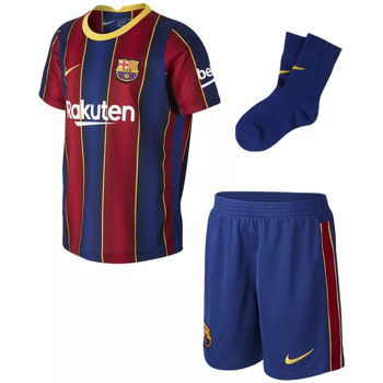 Vêtements Enfant Adidas Boost 380 Pyrite Nike Ensemble Short  FC BARCELONE 20/21 Bleu