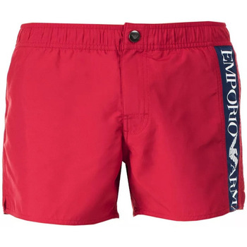Vêtements Homme Maillots / Shorts de bain Emporio HOODIE ARMANI Kids logo print faux-leather beltni Short de bain Rouge