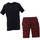 Vêtements Homme PyjamaCamiseta con logo en el lateral en caqui Logo Series de Armani Pyjama Gris