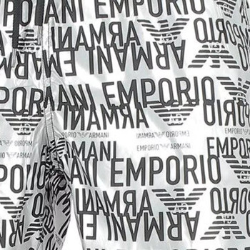 Emporio Armani EVA all over print scarf in black