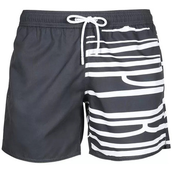 Vêtements Homme Maillots / Shorts de bain Emporio Armani Jogginghose mit Logo-Print Blauni Short de bain Noir