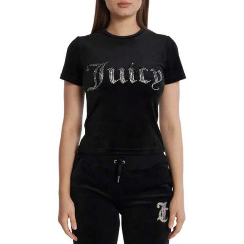 Vêtements Femme T-shirts manches courtes Juicy Couture  Noir